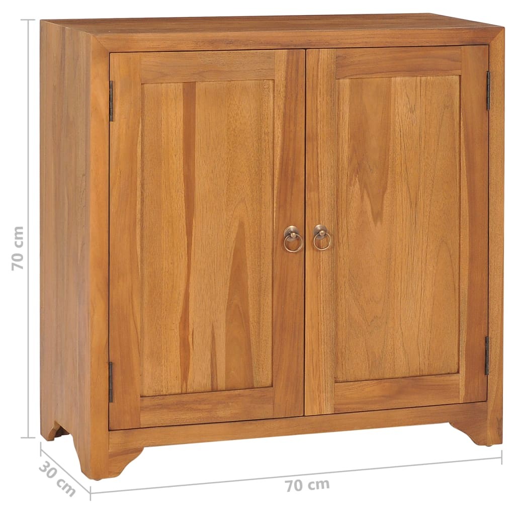 Cabinet 70x30x70 cm Solid Teak Wood